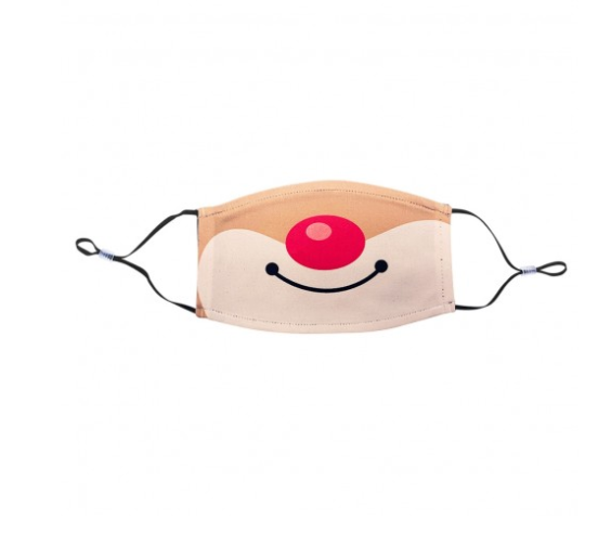 Rudolph Adult Adjustable Face Mask