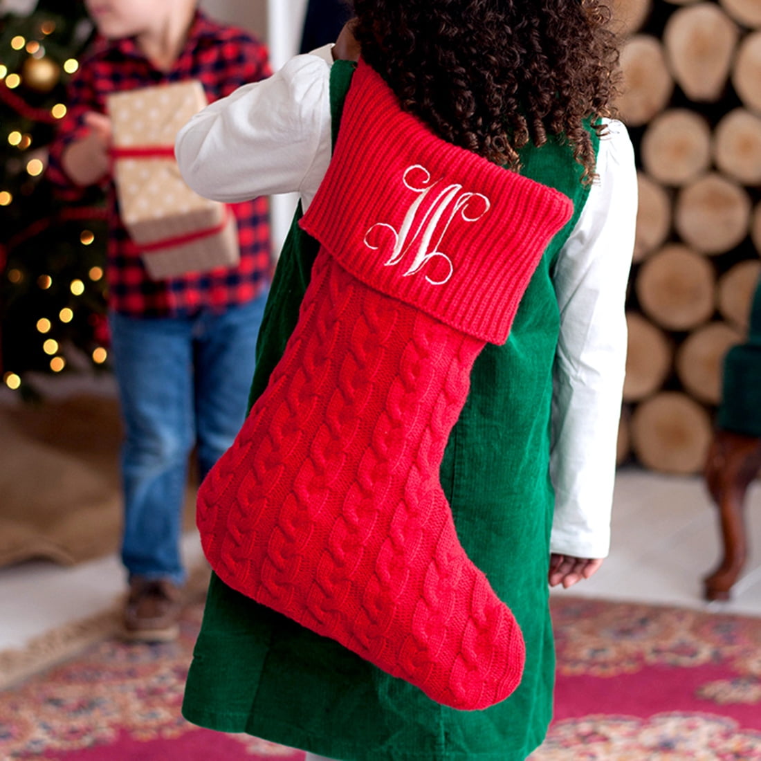 Red Knit Stocking