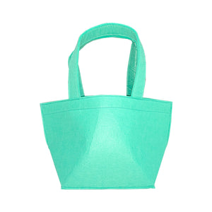 Mint Felt Easter Bucket