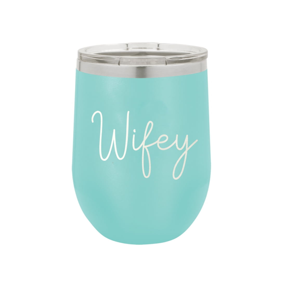 Wifey Teal 12oz Insulated Tumbler