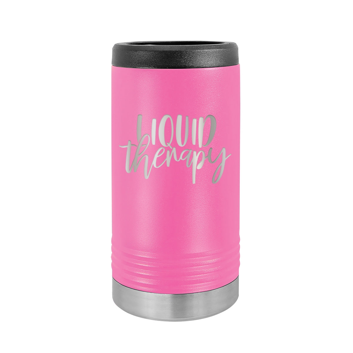 Liquid Therapy Pink Slim Can Beverage Holder